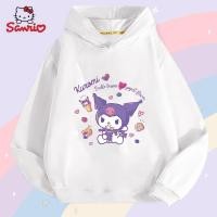 ราคา 2024 ใหม่ Sanrio เด็กน่ารัก Hoodie Kawaii อะนิเมะ Kuromi Cinnamoroll Mymelody การ์ตูนฤดูใบไม้ร่วง Hooded Sweatshirt แฟชั่นเสื้อสาว (24710611887)