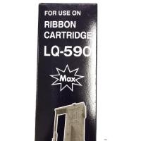 ราคา ตลับพร้อม ผ้าหมึก max Refill Epson dot Matrix เทียบเท่า lq 590 คุณภาพสูง เกรด A ดำเข้มคมชัดทุกตัวอักษร (8234990674)