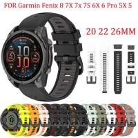 ราคา 20 22 26 มม.ซิลิโคนสําหรับ Garmin Fenix 8 51 มม.47 มม.6S 6X Pro 7X 7 Epix Pro 5X 5S 5 Plus Easy fit Watchband นาฬิกา Forerunner 935 945 สายรัดข้อมือ (25889081666)