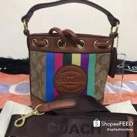 ราคา กระเป๋าสะพายข้าง ทรงขนมจีบCoach 8” (20828663570)