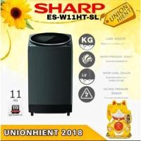 ราคา เครื่องซักผ้าฝาบน SHARP รุ่นES-W11HT-SL/ES-W119T-SL(11KG) (2215455657)