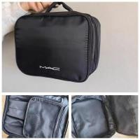 ราคา กระเป๋าเครื่องสําอางอเนกประสงค์ MAC beis กระเป๋าเครื่องสําอางความจุขนาดใหญ่ Double-Layer Toiletry Bag Storage ผ้าไนลอนกันน้ํารู้สึกดี (24079686056)