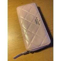 ราคา กระเป๋าสตางค์ใบยาวยี่ห้อ kate spade มือสอง#สีชมพู#ซิปเกือบรอบ (27763318345)