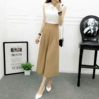 ราคา กางเกง 5 ส่วนเอวยางยืดขาบาน (436460135)