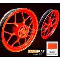 ราคา สีสเปรย์ซามูไร สีส้ม อมแดง 14/115 Light Scarlet สีมาตรฐาน สีส้ม Standard Colours Samurai 2k (19792668809)