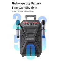 ราคา ลำโพงบลูทูธ คาราโอเกะ W-King K5 พลังขับ 160 วัตต์ เสียงทรงพลัง เบสแน่นๆเสียงดังกระหึ่ม ตัวเดียวเอาอยู่ คุณภาพดี แท้ 100% (13591842525)