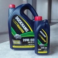 ราคา น้ำมันเครื่องดีเซล DUCKHAMS FLEETMASTER SAE 20W-50 ขนาด6ลิตรแถม1ลิตร (26419118863)