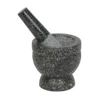 ราคา INDEX LIVING MALL ครกหินพร้อมสาก รุ่นแฟคเคลมาน ขนาด 5 นิ้ว - สีดำ (20648172796)