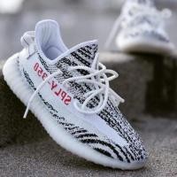 ราคา รองเท้าสนีกเกอร์ Adidas Yeezy Boost 350 V2 Zebra แท้ 100% มือสอง สภาพดี (25159165093)