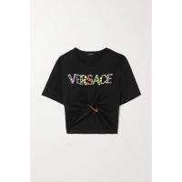 ราคา เสื้อครอปแขนสั้น ดีเทลม้วนหน้าเว้าเอว สกรีนโลโก้ลายแบรนด์ดัง งานสวยมาก (25270389514)