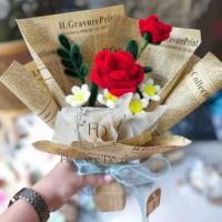 ราคา ช่อดอกไม้ลวดกำมะหยี่ รับปริญญา ปัจฉิม ของขวัญ (26027422317)