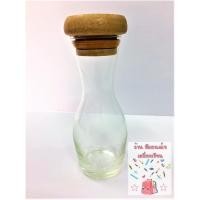 ราคา โหลแก้ว ขวดแก้ว พร้อมฝาปิดไม้ รูปทรงเหยือก (2128920513)