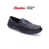ราคา Bata บาจา รองเท้าคัทชู รองเท้าลอฟเฟอร์หนัง Loafers รองเท้าหนังหุ้มส้น สำหรับผู้ชาย รุ่น Frame สีดำ 8414119 (19536066825)