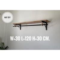 ราคา ชั้นวางของ ราวแขวนเสื้อผ้า ยาว1.2เมตร (22625968395)