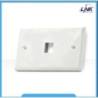 ราคา Link US-2311 Shiny Face Plate, 1 Port White (14612309779)