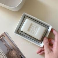 ราคา มูจิ สไตล์สองชั้นกล่องสบู่เซรามิกที่เรียบง่ายครัวเรือนท่อระบายน้ํากล่องสบู่ห้องน้ําห้องน้ําสี่เหลี่ยม304จานสบู่สแตนเลส (27476475438)