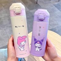 ราคา กระติกน้ำเก็บอุณหภูมิของแท้ Sanrio สำหรับเด็กผู้หญิง ถ้วยน้ำรูปลักษณ์สูงและน่ารัก ถ้วยดื่มโดยตรงลาย (29067607680)