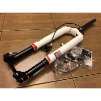 ราคา โช๊ค จักรยาน rock shox rs1 acs ขนาดล้อ 27.5นิ้ว คอtapper ซางคาร์บอน ยุบ 100mm รีโมท สีขาว ระบบดิสเบรค แกนล้อ 15mm (1400561664)