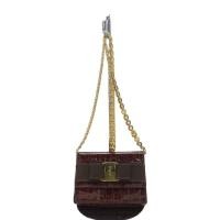 ราคา Salvatore Ferragamo กระเป๋าสะพายหนัง Brw Aq213202 ส่งตรงจากญี่ปุ่น มือสอง (24141144023)