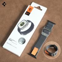 ราคา Spigen สายนาฬิกาข้อมือไนล่อน ระบายอากาศ ปรับได้ อุปกรณ์เสริม สําหรับ apple Watch Ultra 49 มม. 45 มม. 44 มม. 42 มม. (18883122396)
