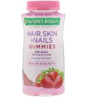 ราคา Nature's Bounty, Optimal Solutions, Hair, Skin, & Nails, Strawberry Flavored, 2,500 mcg บำรุงผม เล็บ ผิว ขายดีที่สุด (7557995726)