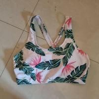 ราคา บิกินี่ บราบน สปอร์ตบรา สีขาว ไซส์ s-m มือสอง (19674451194)