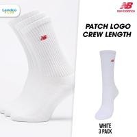 ราคา New Balance นิวบาลานซ์ ถุงเท้า (1 แพ็คมี 3 คู่) NB Patch Logo Crew 3PP LAS33763WT (650) (25878397406)