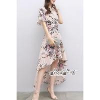 ราคา ฟรี EMS ชุดเดรสยาว งานป้าย Lady Ribbon Thailand เสื้อผ้าแฟชั่นผู้หญิง Dress Size M สีครีม พร้อมส่งสวยเหมือนแบบ (1120651050)