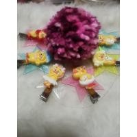 ราคา กิ๊ฟติดผมรูปดาว Upset duck เต็มตัว จาก Pop.mart มี 6 แบบให้เลือกไม่ซ้ำกันเลย (25738409842)