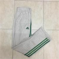 ราคา Adidas Climalite Track Pant กางเกงวอร์มอดิดาส ไคลมาไลท์แท้ สีครีมริ้วระยับ แถบเขียว (936382863)