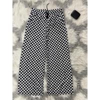 ราคา กางเกงขายาวลายสก็อต ทรงกระบอก สไตล์เกาหลี เอวยางยืด เนื้อผ้าดี ใส่สบาย (24877864700)