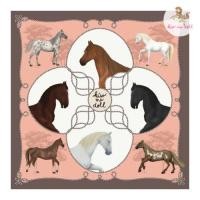 ราคา Kiss Me Doll ผ้าพันคอ/ผ้าคลุมไหล่ Classic New Collection ลาย Philippos ขนาด 100x100 cm. (28552863752)