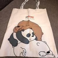 ราคา ️มีของแถม️ กระเป๋าผ้า MINISO × WE BARE BEARS (29116516981)