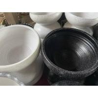 ราคา อ่างบัว อ่างปลาดินเผาลายหินอ่อน มีสีขาว/ดำ/เทาลงสีเคลือบเงามี ขนาด12-14-16-18นิ้ว (27518147859)