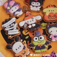 ราคา ฮาโลวีนการ์ตูนปีศาจน้อยฟรอสต์บิสกิตแม่พิมพ์ SANRIO Kuromi Melody Kitty Purin DIY fondant แม่พิมพ์เค้กแม่พิมพ์เครื่องมืออบ (23790393702)