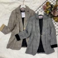 ราคา Blazer ลายตาราง ส่งฟรี (6609465514)