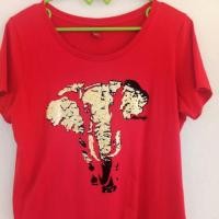 ราคา เสื้อลายช้างสีแดง mclady (6235918937)