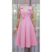 ราคา เดรสสีชมพูหวานออกงานแบบดาราใส่น่ารักมาก (2901937995)