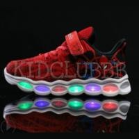 ราคา รองเท้าผ้าใบเด็กชายมีไฟ รองเท้าผ้าใบลายการ์ตูนมีไฟ (4934719648)