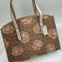 ราคา COACH Charlie Carryall In Signature Rose Print (5117338004)