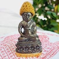 ราคา พระกริ่งหลวงปู่มั่น ภูริทัตโต วัดป่าสุทธาวาส เนื้อนวโลหะใต้ฐานหุ้ม ทองเหลือง พร้อมหมวกไหมพรม (8913556907)