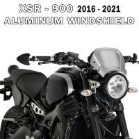 ราคา LQ For XSR 900 Accessories Windshield Aluminum Windshield Windscreen Air Wind Deflector For YAMAHA XSR 900 XSR900 2016-2 (29862781813)