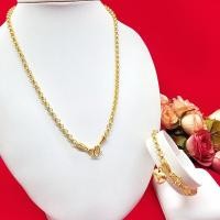 ราคา สร้อยคอทอง 20 นิ้ว 1 บาท ข้อมือทอง 7 นิ้ว 2 สลึง ลายทาโร่ห้อยจี้หัวใจตัดลาย ชุดเซ็ทเครื่องประดับ เสริมบารมี ชุบทอง (23356133100)