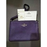 ราคา Coach คล้องมือ ของแท้ 1 ซิป size s ส่งฟรี (23951026763)