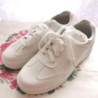 ราคา รองเท้าผ้าใบสีขาวสไตล์เกาหลี ไซส์ 37 (3542172716)