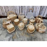 ราคา กระเป๋าสาน กระเป๋าหวาย หูมุก สายมุก ผูกโบว์ ทรงกลม ทรงกล่องเหลี่ยม ทรงสี่เหลี่ยม ทรงถัง สไตล์มินิมอล น่ารัก พร้อมส่ง!!!! (12037377228)