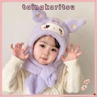 ราคา SANRIO Tanakaritsu ผ้าพันคอตุ๊กตา,หมวกผ้ากํามะหยี่นุ่มกันลม,คุณภาพสูงอบอุ่นทนทานอะนิเมะSanrio Kuromiฤดูหนาวสําหรับเด็ก (27115818346)
