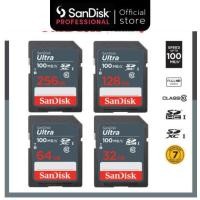 ราคา SanDisk Ultra SD Card Class10 32GB/64GB/128GB Speed 100MB/s (SDSDUNR) SDHC-SDXC เมมโมรี่การ์ด SDCARD (27913475818)