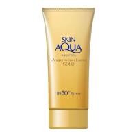 ราคา [ถูกสุด] ครีมกันแดด Rohto Skin Aqua UV Super Moisture Essence Gold 80g SPF50+ PA+++ (27675498481)