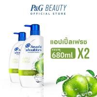 ราคา [ขายดี]Head & Shoulders แชมพูขจัดรังแค สูตรแอปเปิ้ล เฟรช 680 มล. X2 ขวด Anti Dandruff Shampoo Apple Fresh (8689012286)